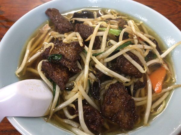 「レバそば850円」@台湾料理 青葉の写真