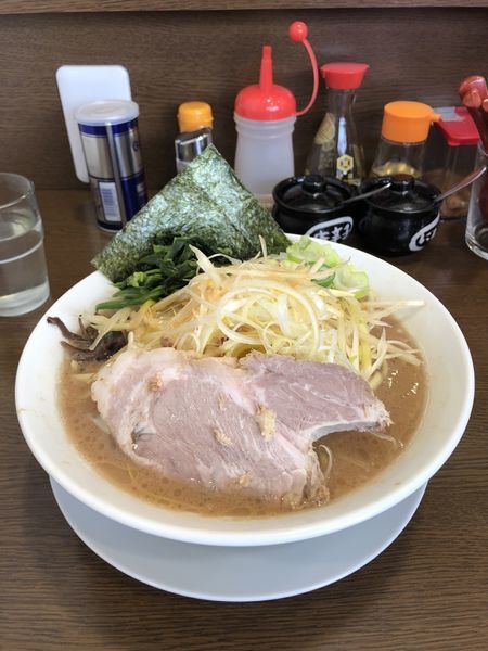 「ネギラーメン大盛り」@うまいヨ ゆうちゃんラーメンの写真