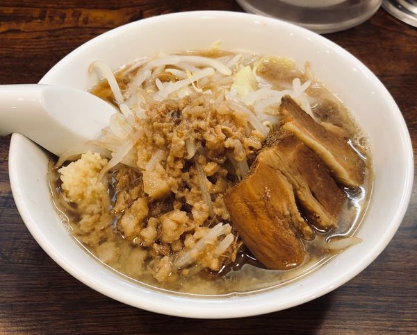 「【限定】豚煮干し（麺少な目￥900）」@つけめんTETSU 御徒町ラーメン横丁店の写真