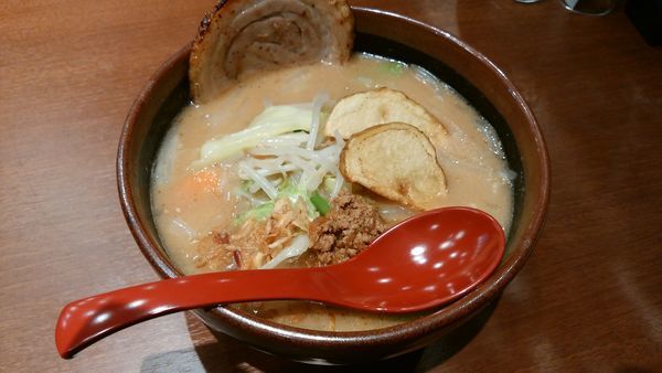 「北海道味噌　野菜ラーメン　チャーシュー」@麺場 田所商店 池上店の写真