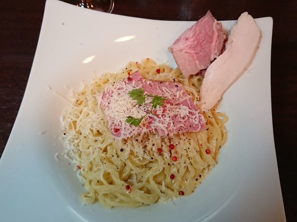 「ヌードル de カルボナーラ」@麺庵 小島流 西巣鴨店の写真