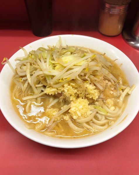 「小ラーメン(ヤサイ少なめ.ニンニク増し)」@ラーメン二郎 ひばりヶ丘駅前店の写真