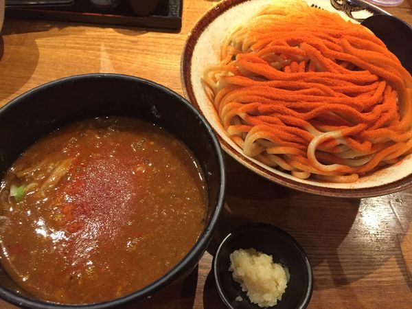 「大辛つけ麺(大盛)¥900+生ビール¥500」@つけ麺 R&Bの写真