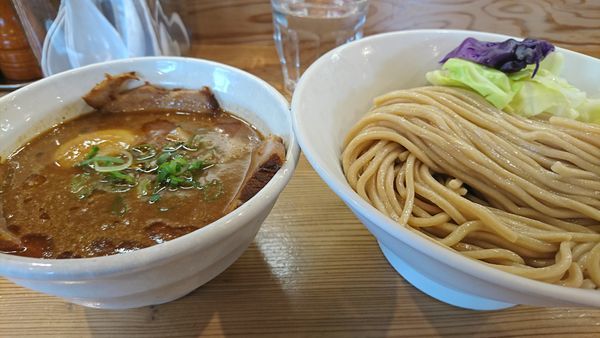 「海老味噌つけ麺全部」@らーめん いつ樹 本店の写真