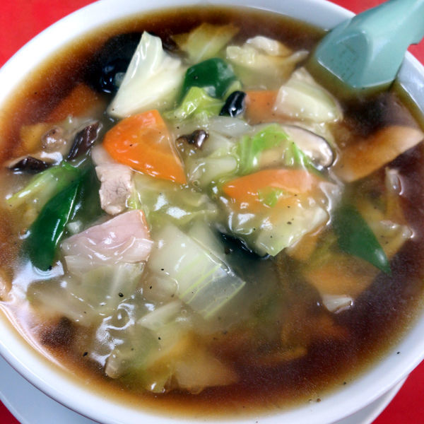 「うま煮そば(広東麺)700円」@かきた食堂の写真