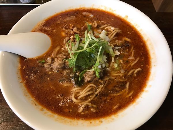 「担々麺  しょうゆ  800円」@麺香 れんげの写真