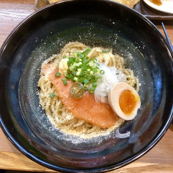 「【限定】スモークサーモンとハラペーニョの辛シビまぜSOBA」@麺家 Shumen Doushiの写真