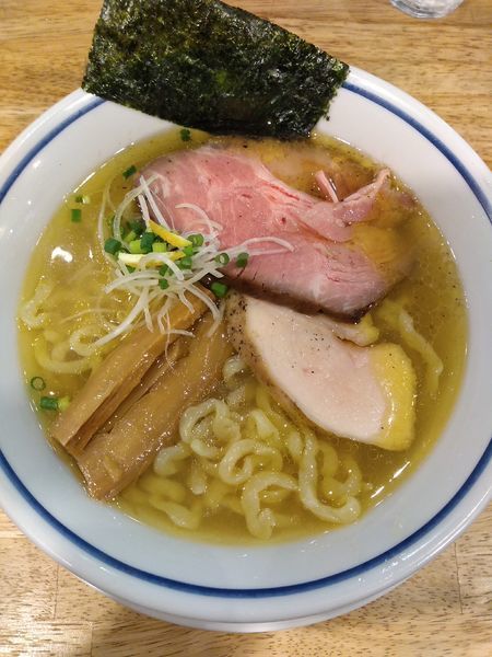 「中華そば (塩) 750円」@手打式超多加水麺 ののくらの写真