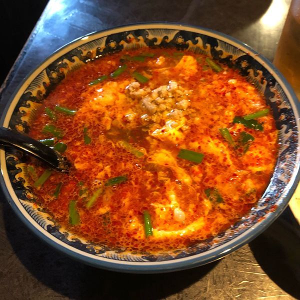 「からめん6辛 白ごはん」@からめんや えんの写真