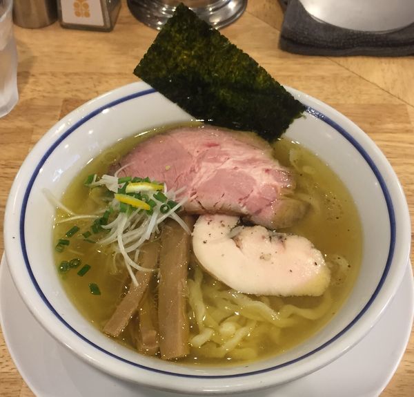 「中華そば(塩)750円」@手打式超多加水麺 ののくらの写真