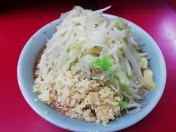 「小ラーメン＋生姜（740円）」@ラーメン二郎 中山駅前店の写真