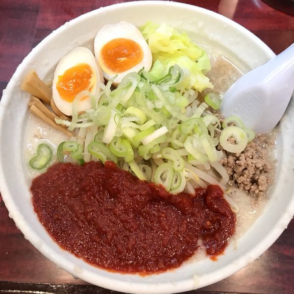 「特製辛旨醤油らーめん」@こってりらーめん なりたけ TOKYOの写真