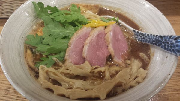 「赤味噌そば900円」@中華そば きなりの写真