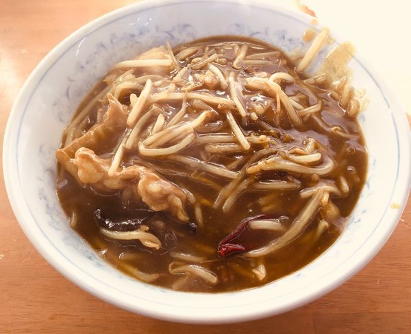 「【霜月の限定】ゴールデンシマ腸&モヤシ餡掛け(B)」@MENYA 食い味の道有楽の写真