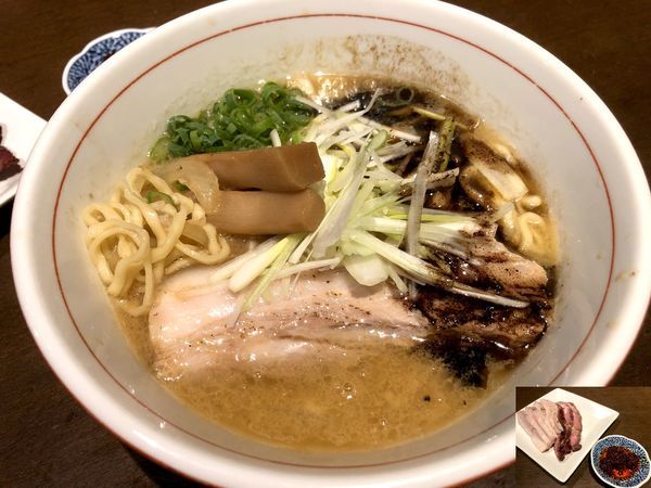 「【期間限定】味噌らぁ麺（850円）＋辛味噌（50円）＋α」@麺や 虎徹の写真