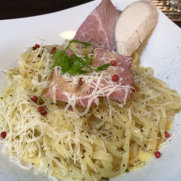 「ヌードル de カルボナーラ」@麺庵 小島流 西巣鴨店の写真