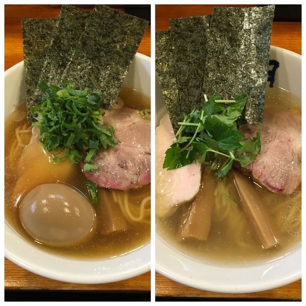 葉月味玉らぁめん＋汐らぁめん