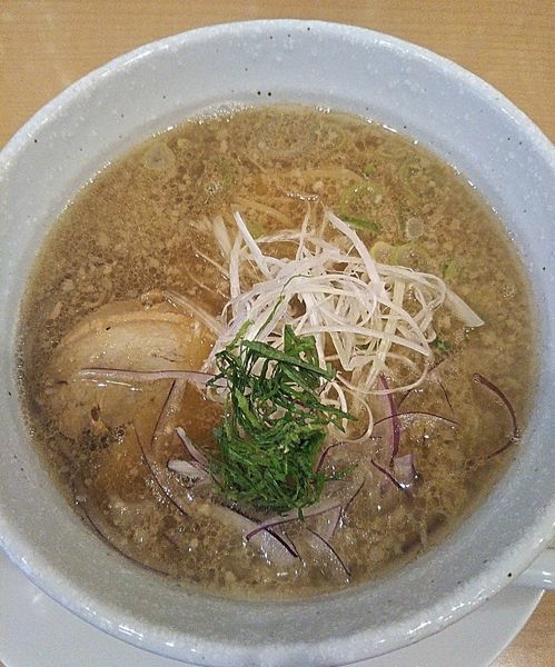 「上々黒麺（醤油系）780円」@麺屋 上々の写真
