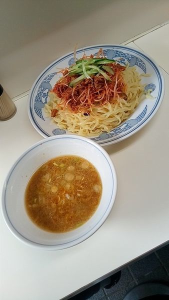 「辛しネギつけ麺７００円」@福やの写真