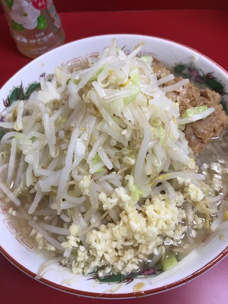 「小ブタ ヤサイ、ニンニク」@ラーメン二郎 京急川崎店の写真