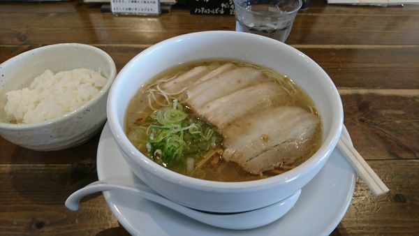 「香そば塩チャーシュー」@如水 西春店の写真