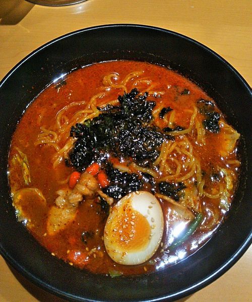 「鐵灯火鍋風らぁめん 800円」@室蘭らぁめん 鐵灯の写真