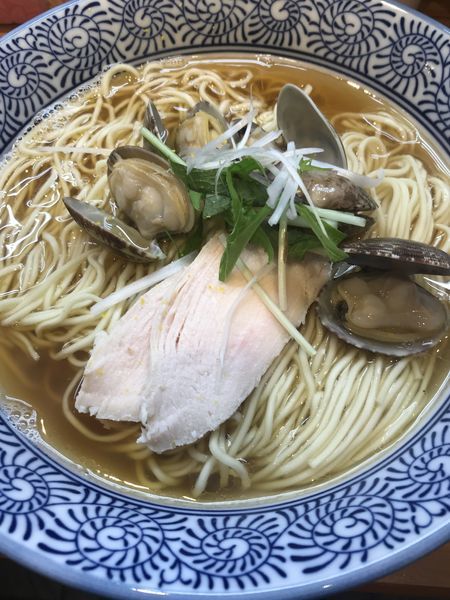 「貝出汁塩そば」@中華そば つの井の写真