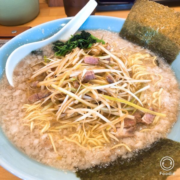 「ネギラーメンコテコテ大盛り」@ラーメンショップ 椿 上彦川戸店の写真