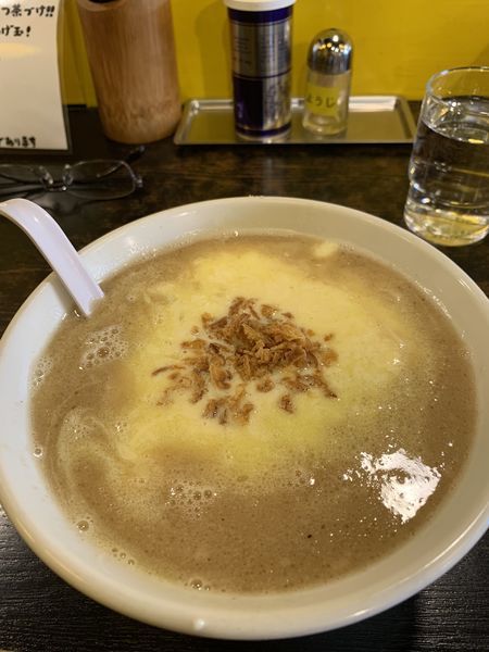 「チーズとんこつ」@上を向いていこうの写真