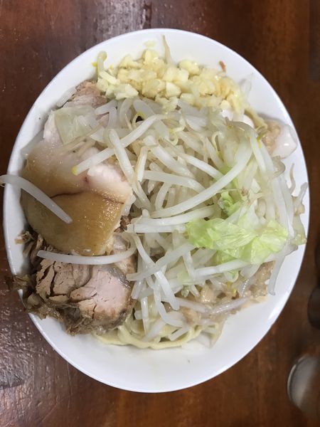「ラーメン小麺増ヤサイ二ンニクアブラ」@蓮爾 新町一丁目店の写真