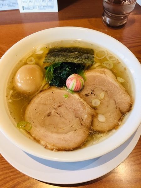 「らぁめん（塩） 750円　※味玉クーポン使用」@らぁめん 生姜は文化。の写真