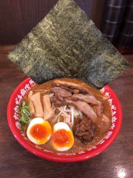 「ごちそう味噌ラーメン」@元祖三河味噌ラーメン おかざき商店の写真
