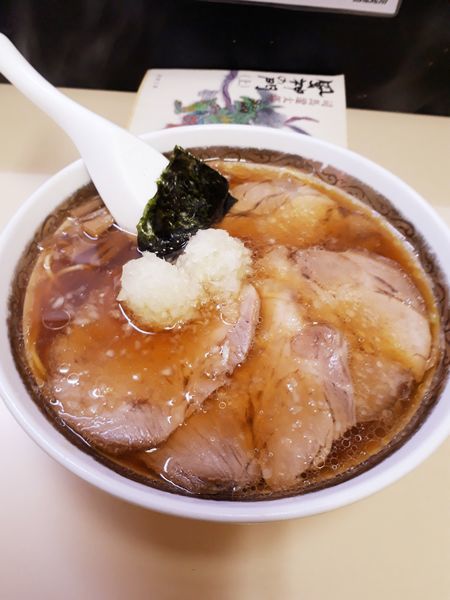 「チャーシューメン(ロース、ネギマシ)750円」@タンタンの写真