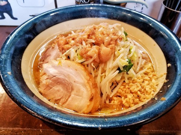 「大ラーメン　ショウガW」@麺屋 歩夢の写真