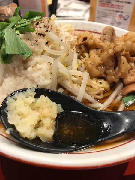 「すごもりモツラーメン」@東京ラーメン いな世の写真