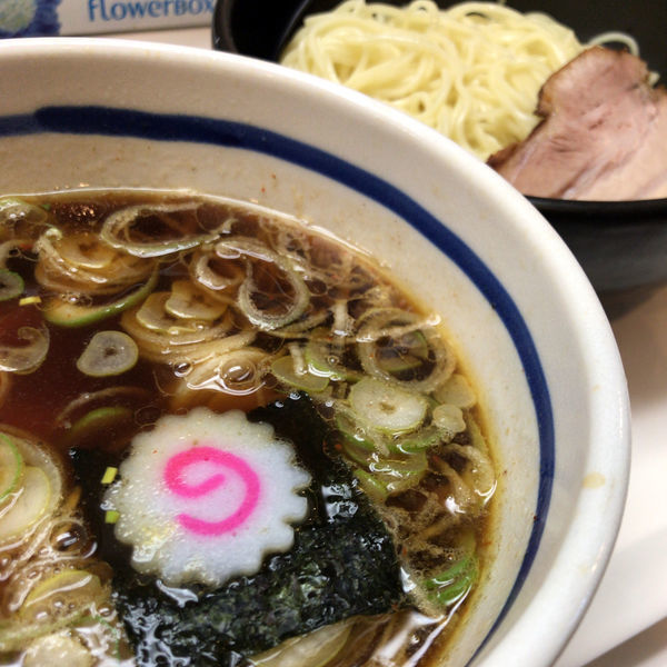 「あっさりつけめん（麺少なめ）醤油　700円」@らーめん・つけめん 満帆 太田本店の写真