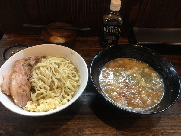 「つけ麺  玉子  ニンニク➕ アブラ  ➕ 魚粉」@麺屋 鳳の写真