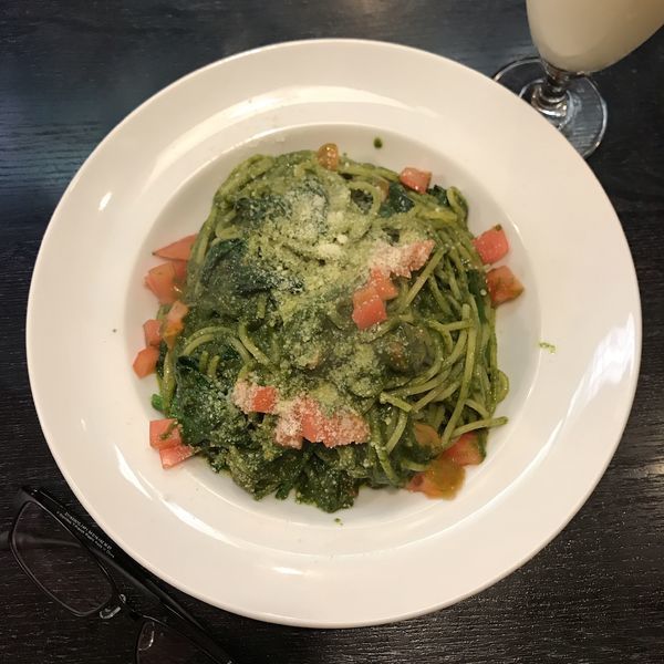 「ほうれん草ソースのパスタ」@こせりの写真