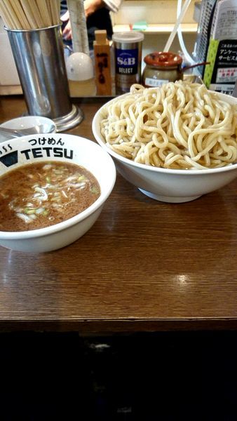 「つけ麺840円山盛り250円」@TETSU 品川店の写真