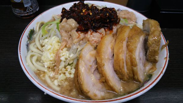 「小ラーメン 豚入り」@ラーメン二郎 川越店の写真
