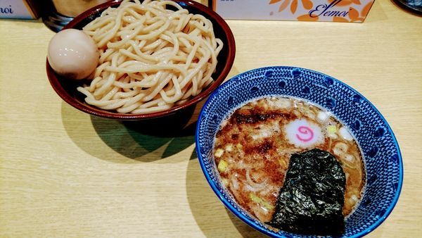 「つけめん+味玉(クーポンサービス)」@くり山の写真