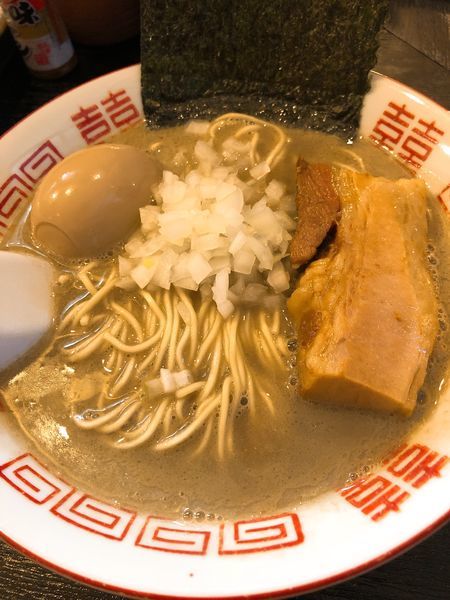 「中華ソバ ¥750＋味玉 ¥100」@中華ソバ 伊吹の写真