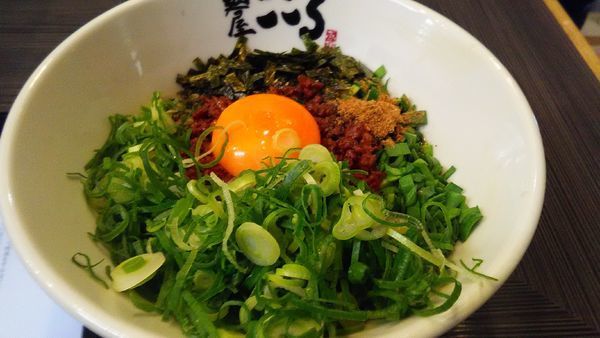 「九条ねぎ増し台湾混ぜそば」@麺屋 こころ 蒲田店の写真