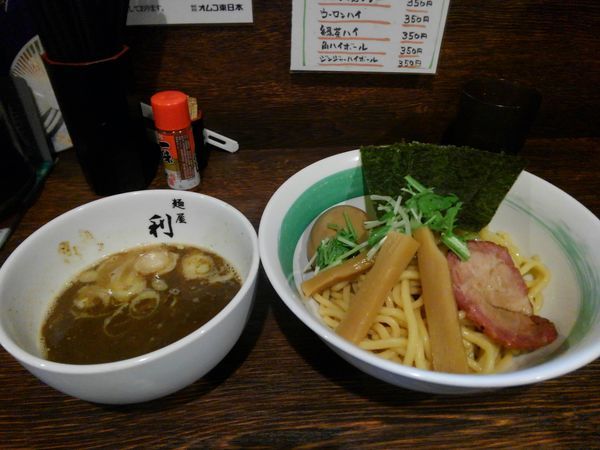 「つけ麺800円クーポンあじ玉」@自家製麺 麺屋 利八の写真