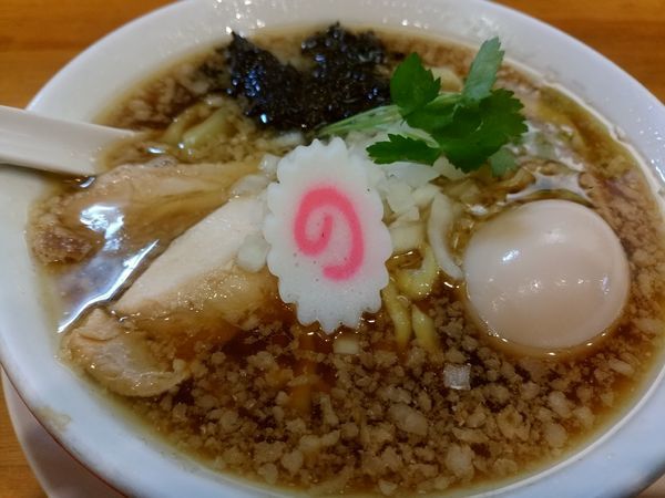 「ワハハ煮干味玉そば850円」@中華そば ムタヒロ 大阪福島店の写真