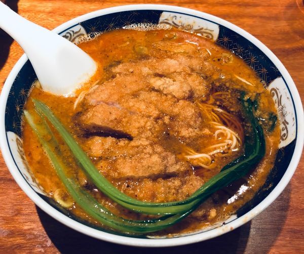 「ぱいこうだんだんめん（固め￥1000）」@支那麺 はしご 銀座四丁目店の写真
