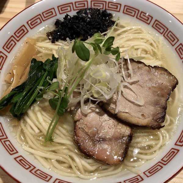 「【限定】帆立の塩そば 180g」@麺屋 必道の写真