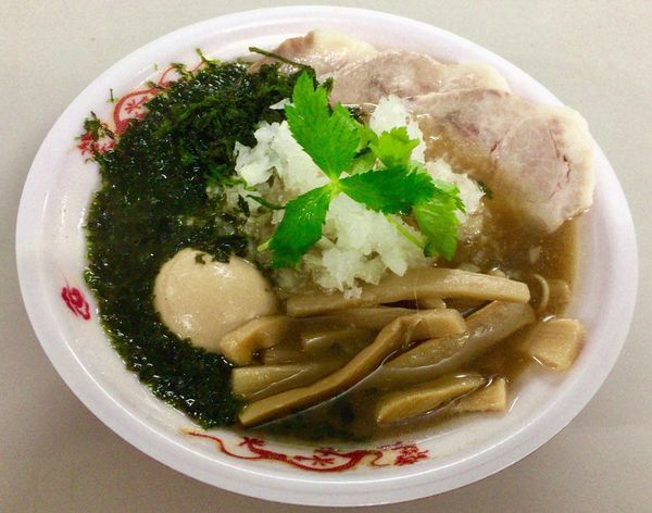「特濃煮干そば with スペシャルトッピング」@ラーメンEXPO2018 in 万博公園の写真