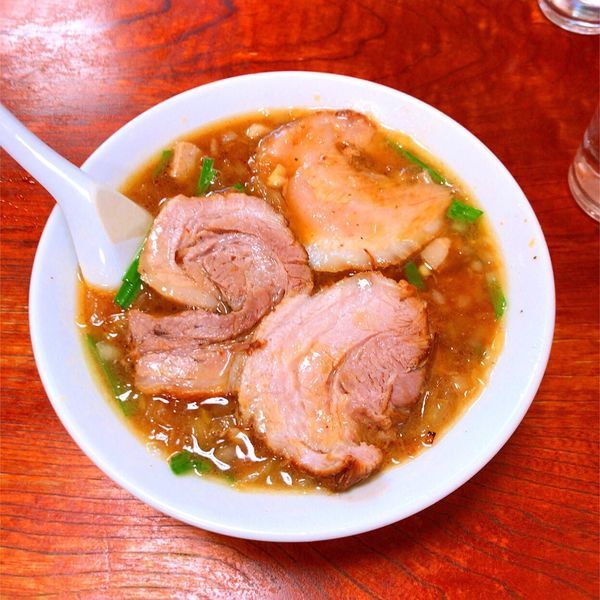 「しょうゆ蘭州らーめん」@御食事処 やちよの写真