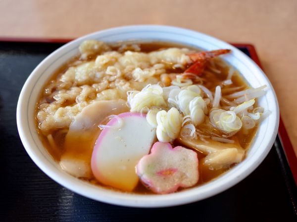 「天ぷら中華そば…850円、玉子丼…630円」@御食事処 角屋の写真